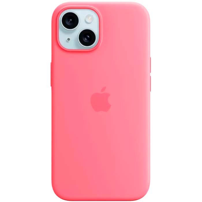 APPLE Silicone Case with MagSafe Pink for iPhone 15 Plus