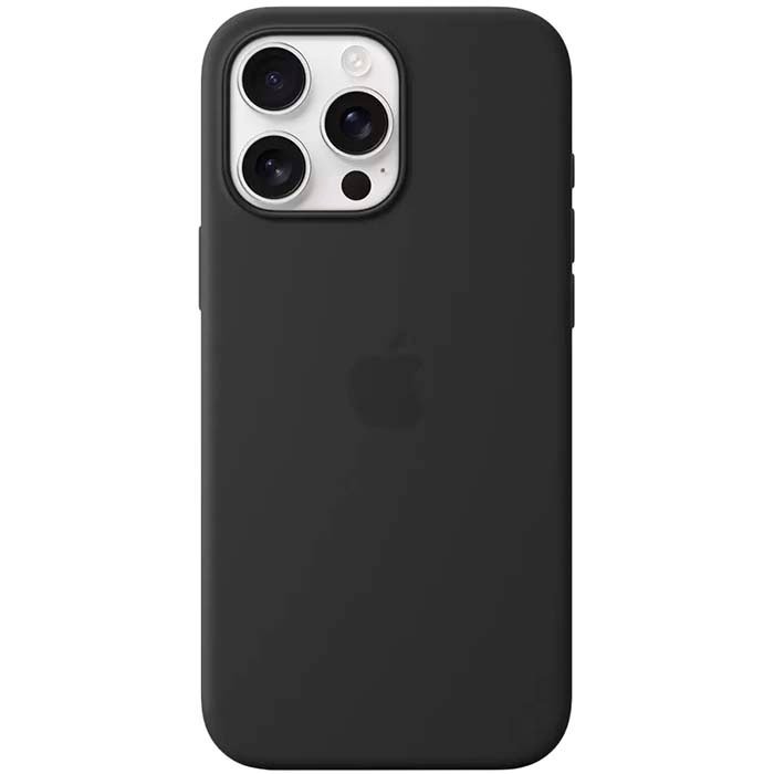 APPLE Silicone Case with MagSafe Black for iPhone 16 Pro Max