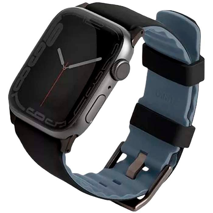 UNIQ Linus Airosoft Silicone Strap for Apple Watch 41/38 mm - Black