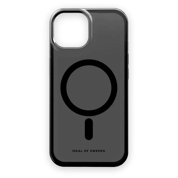 Case IDEAL OF SWEDEN Clear Case MagSafe with MagSafe Tinted Black for iPhone 15