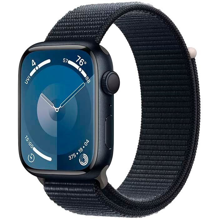Apple Watch Series 9 GPS 45mm Midnight Midnight Sport Loop