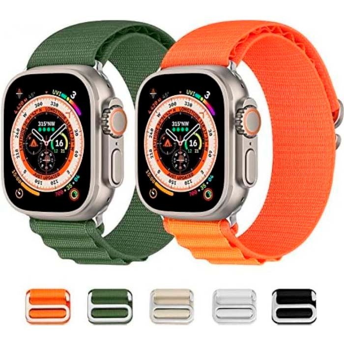 Apple Watch 44mm Green Alpine Loop Band