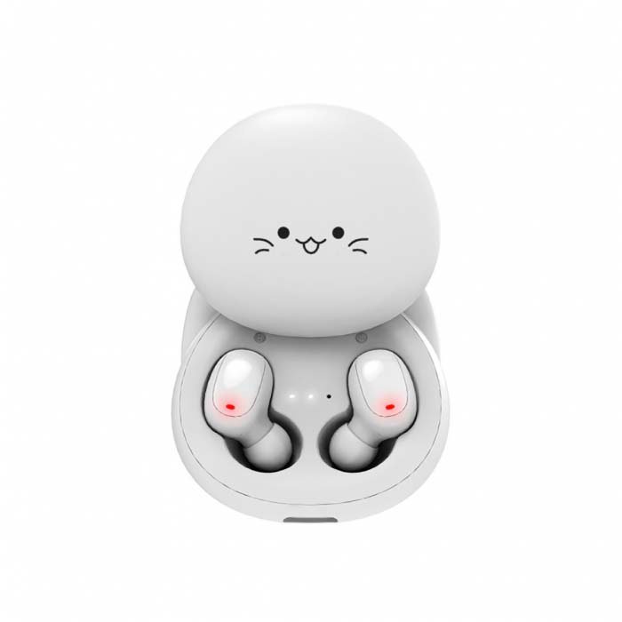 Porodo Soundtec Kid's True Wireless Earbuds White