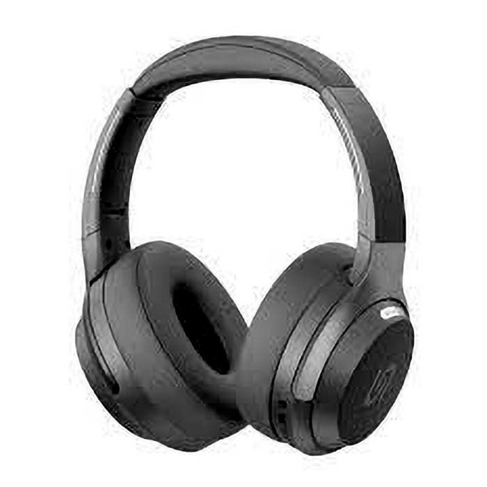 Porodo Soundtec Hush Wireless Over-Ear ANC Headphones Black