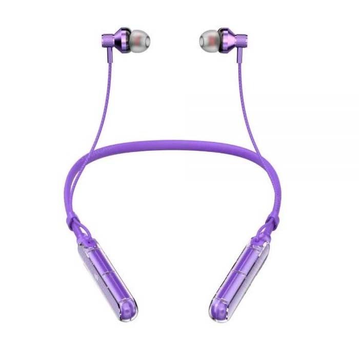 Porodo Soundtec SV-PRO Neckband Earphone ENC Purple