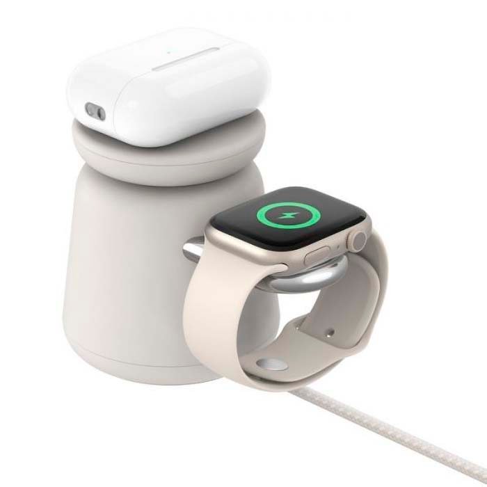 Belkin Boost Charge Pro MagSafe 2-in-1 15W Wireless White