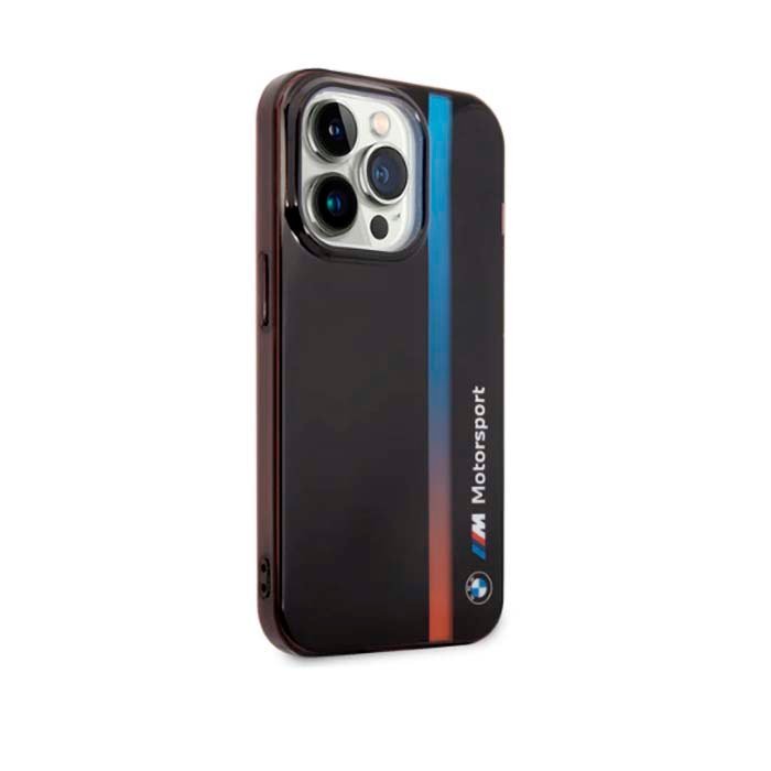 iPhone 14 Pro BMW M Motorsport Tricolor Hard Case