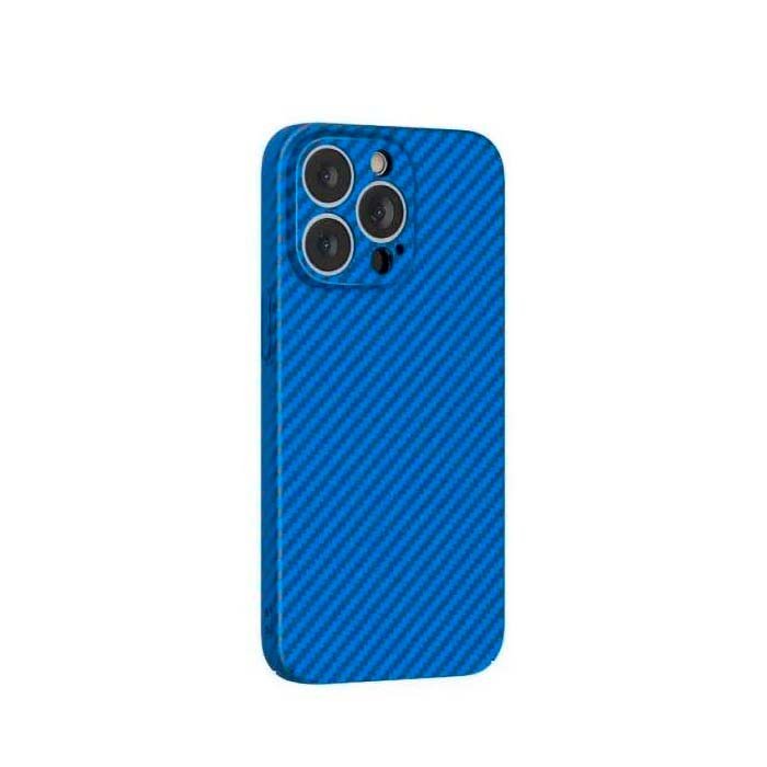 iPhone 13 Pro Max Green Carbon Case Blue