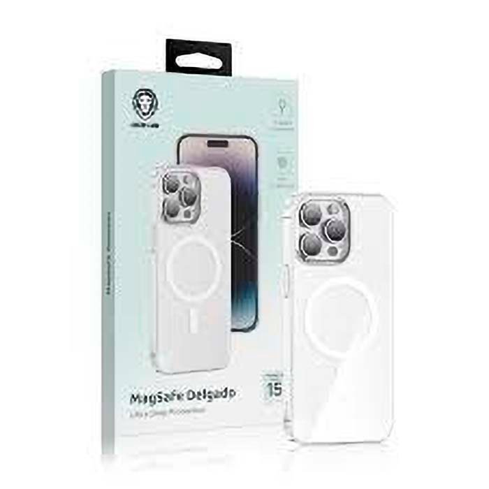 iPhone 15 Pro Green Lion MagSafe Delgado