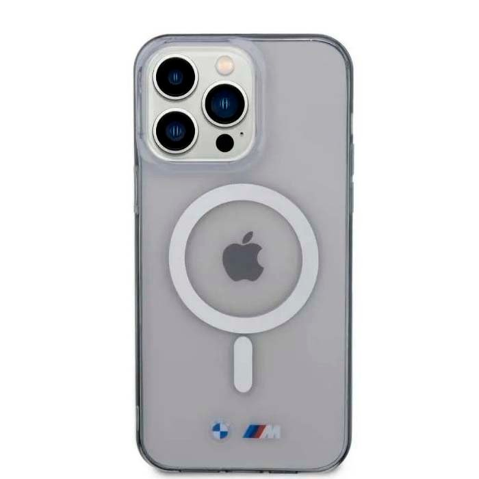 iPhone 15 Pro 15 Pro Max BMW MagSafe Case with M Logo Design Transparent