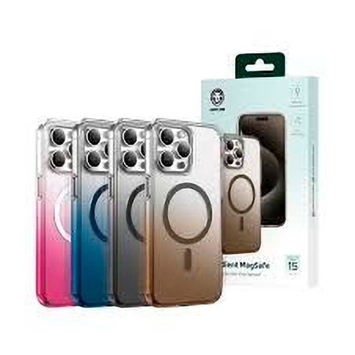 iPhone 15 Pro 15 Pro Max Green Lion MagSafe Gradient Case