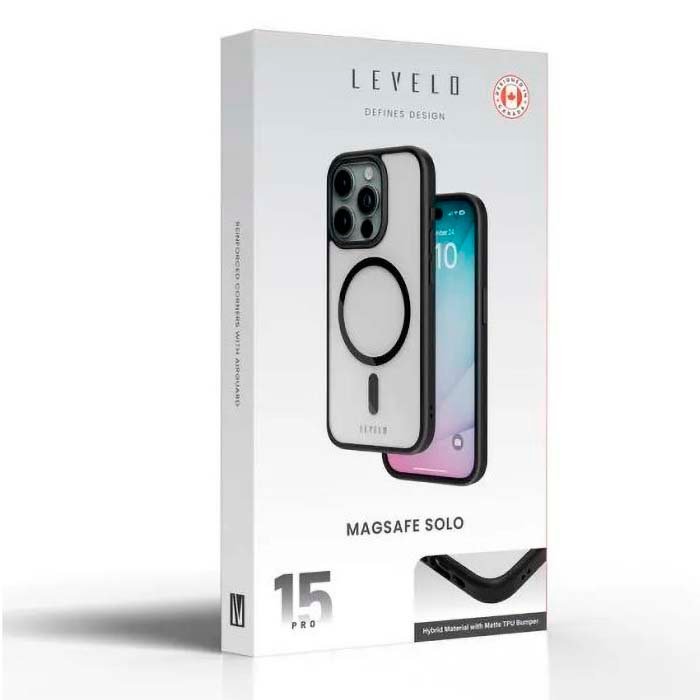 iPhone 15 Pro Max Levelo MagSafe Solo Case