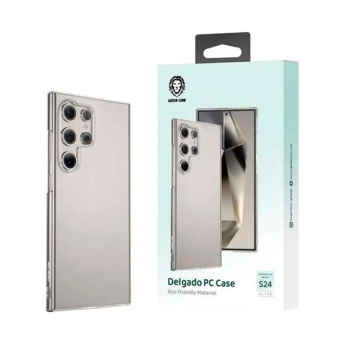 Samsung S24 Ultra Green Lion Delgado PC Case