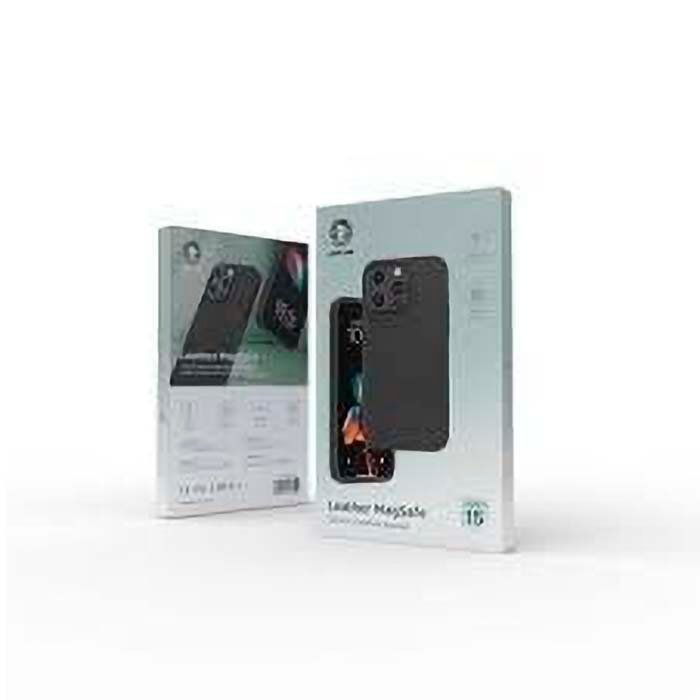 iPhone 15 Pro 15 Pro Max Green Lion Leather MagSafe Case