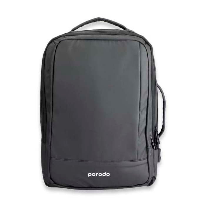 Laptop Backpack Porodo Lifestyle Waterproof with USB-A Port