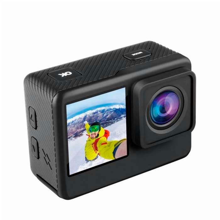 Porodo Lifestyle Waterproof 4K Action Camera 900 mAh Black