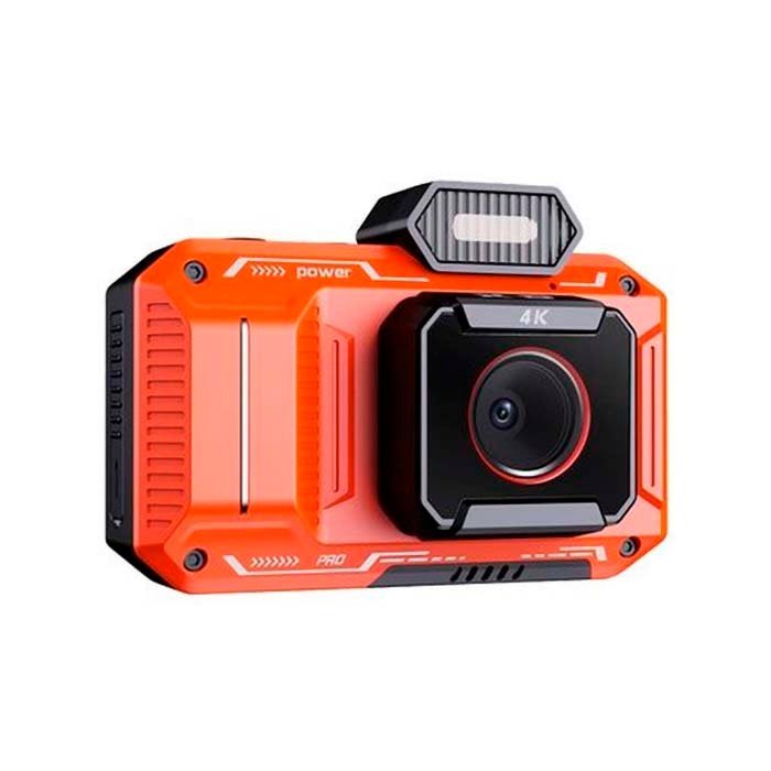 Porodo Digital Camera 18X Digital Zoom 48 MP Full HD 1080 Orange