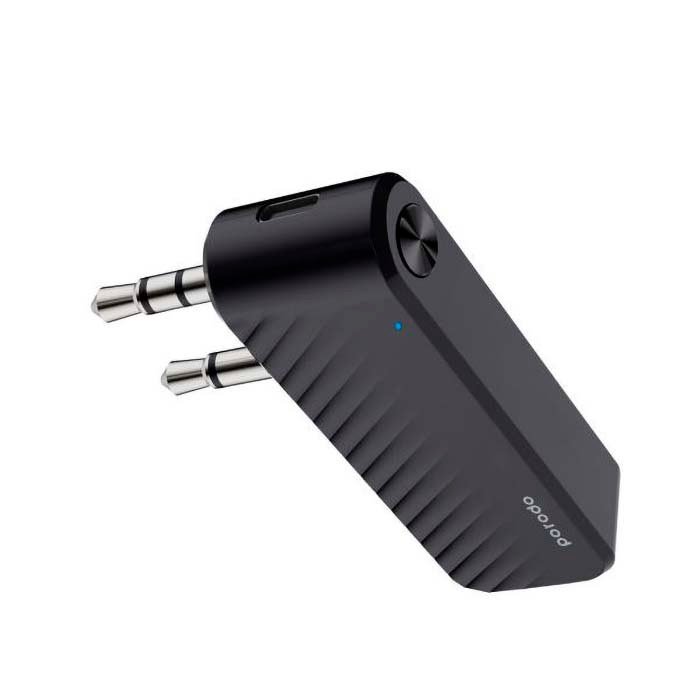 Porodo Bluetooth Audio Transmitter Dual Aux with Built-in Battery