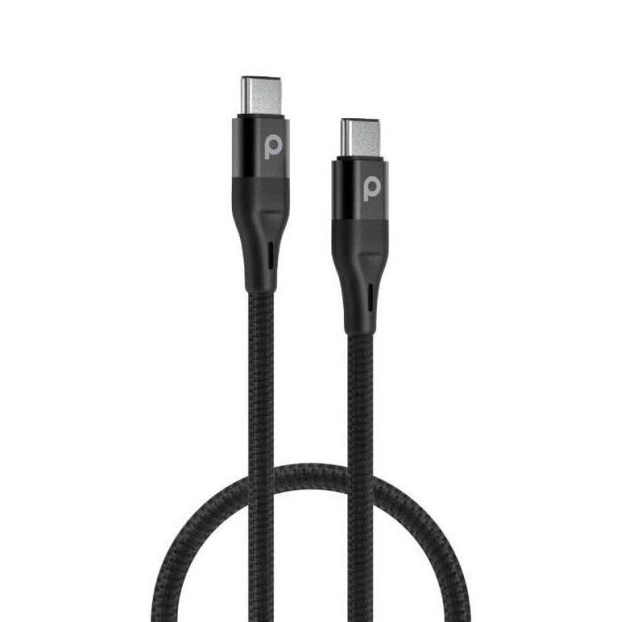 Porodo Type-C to Type-C Aluminum Braided Cable 1.2M