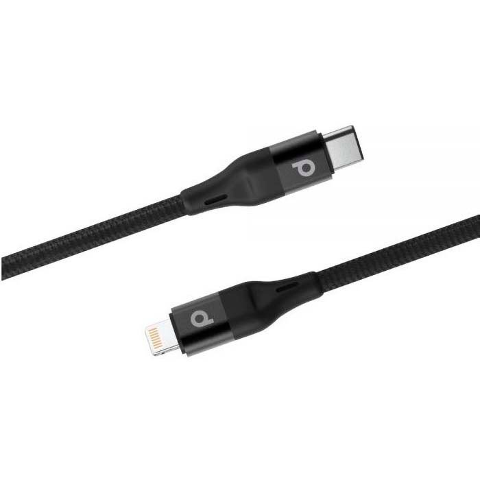 Cable Type-C to Lightning Porodo Aluminum Braided 1.2M
