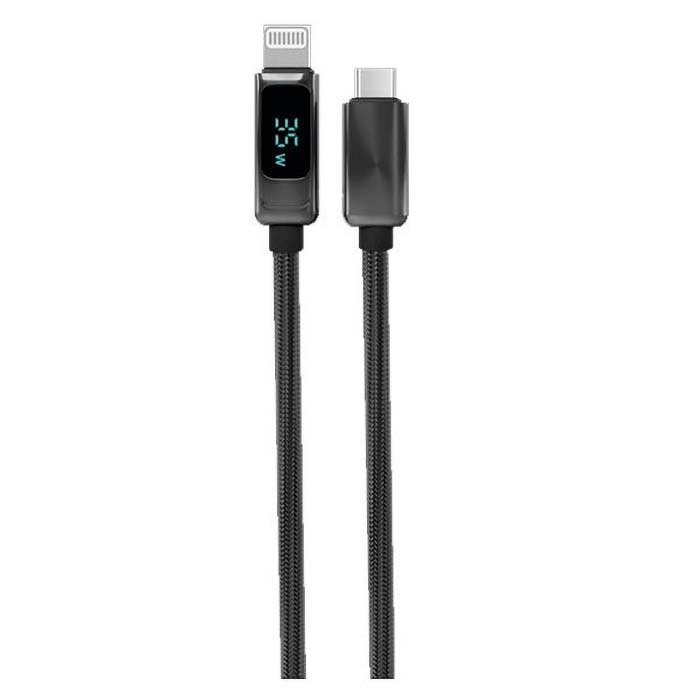 Cable Porodo Type-C to Lightning 35W Black