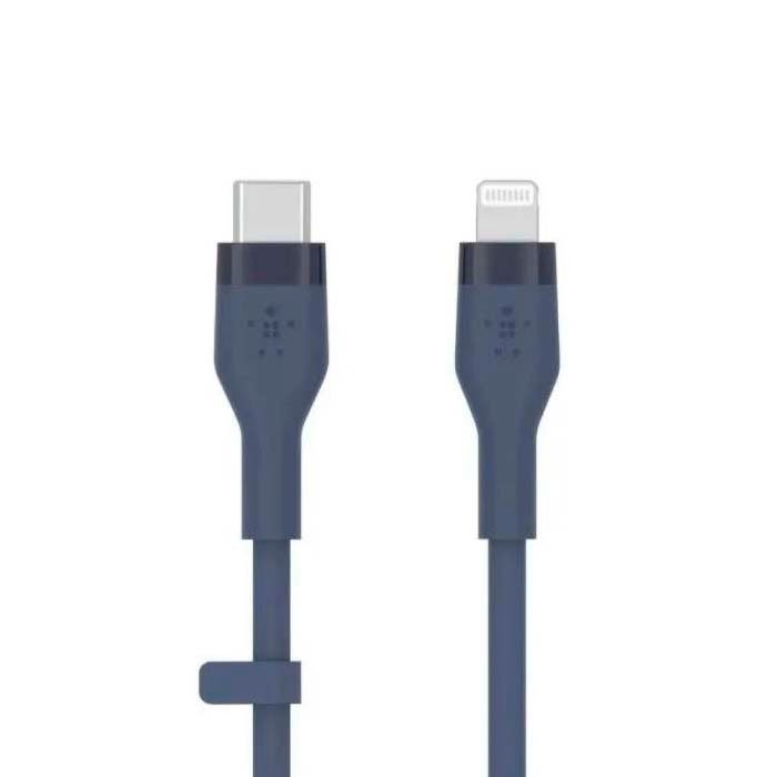 Cable Type-C to Lightning Belkin BOOST CHARGE Flex Connector Soft Touch 3M Blue