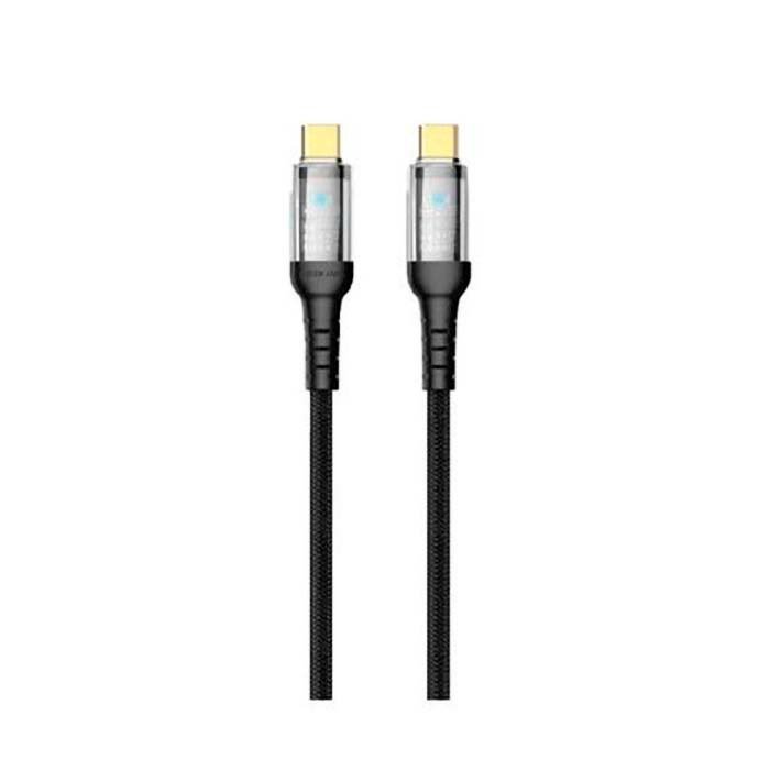 Green Lion Type-C to Type-C Cable 60W TPU Spring 1.8M Black