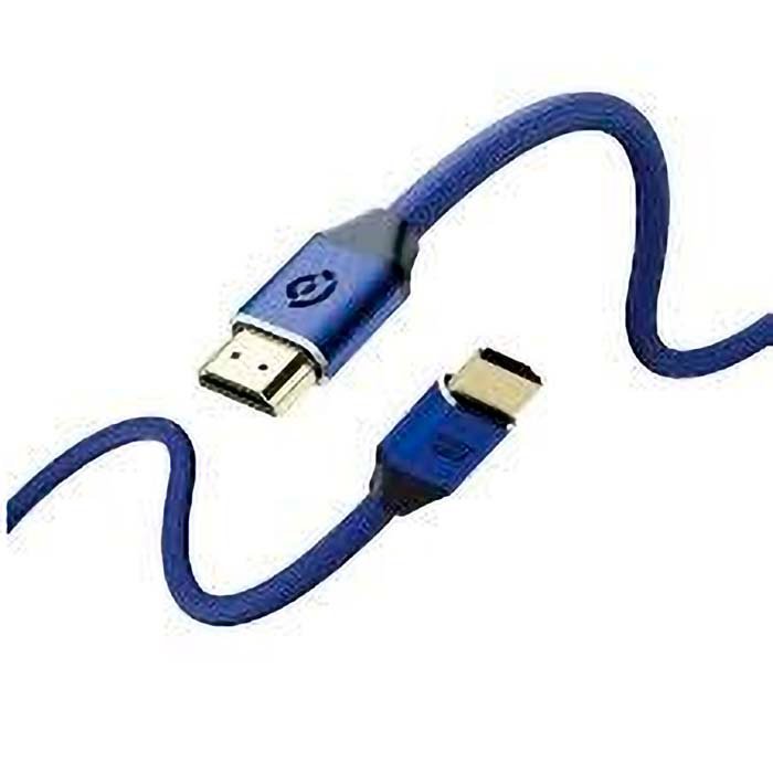 Powerology 8K Braided HDMI to HDMI Cable 2M Navy Blue
