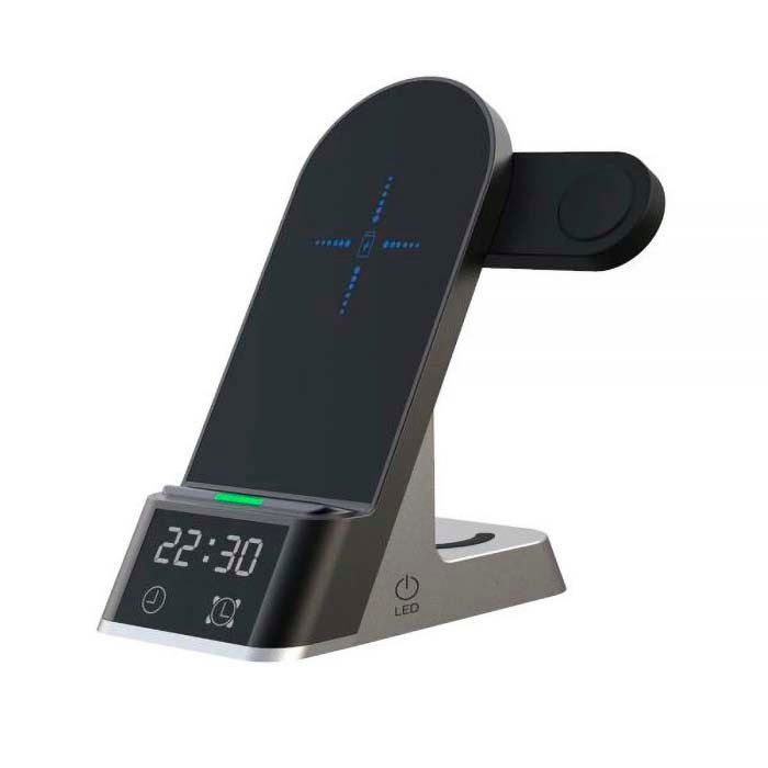 Green 6-in-1 Wireless Charger 15W Black