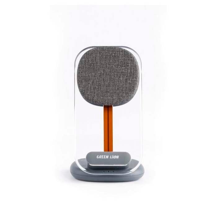 Green Lion 3 in 1 Fabric Wireless Charger 15W Grey