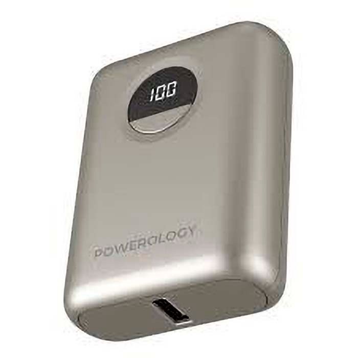 Powerology Ultra Compact Power Bank 10000mAh PD 20W Titanium