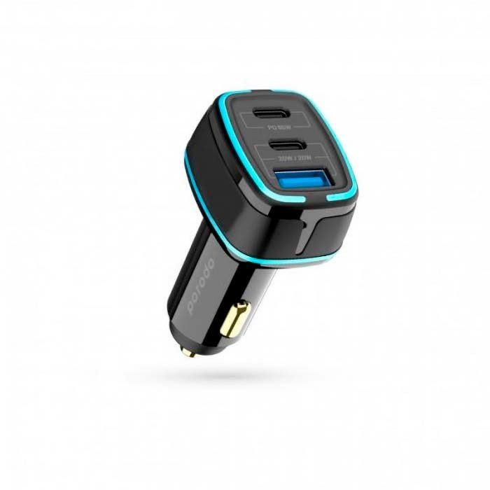 Car Charger Porodo Multi-Port 65W Dual Type-C