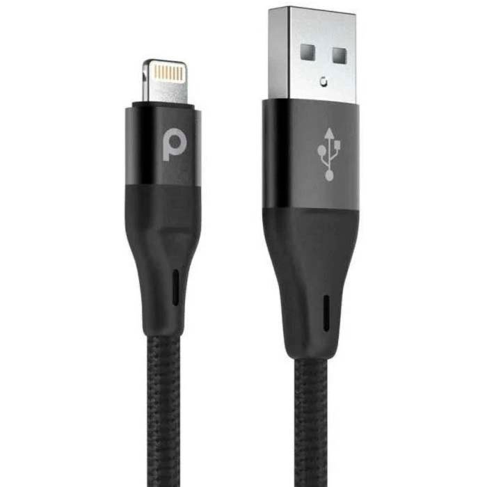Cable Lightning Porodo Aluminum Braided 2.2M