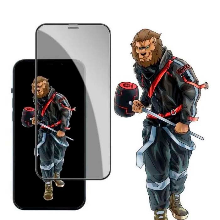 iPhone 15 Green Lion 3D Curved Pro Screen Glass