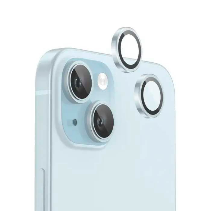 iPhone 15 Plus Green Lion HD Plus Camera Lens  Light Blue
