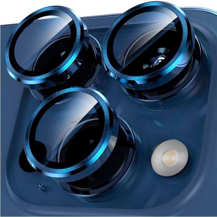 iPhone 15 Pro Max Samos Camera Lens Protector  Blue