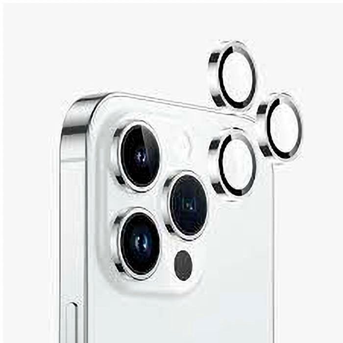 iPhone 15 Pro Max Green Lion Diamond Design Camera Lens  Silver