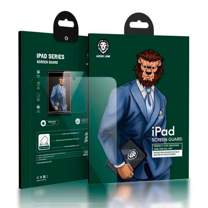 iPad Pro 11 Green Lion Screen Guard Glass